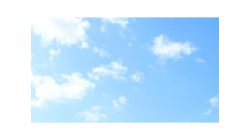雲と青空