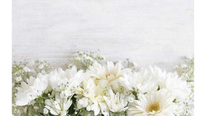 モノクロの花束
